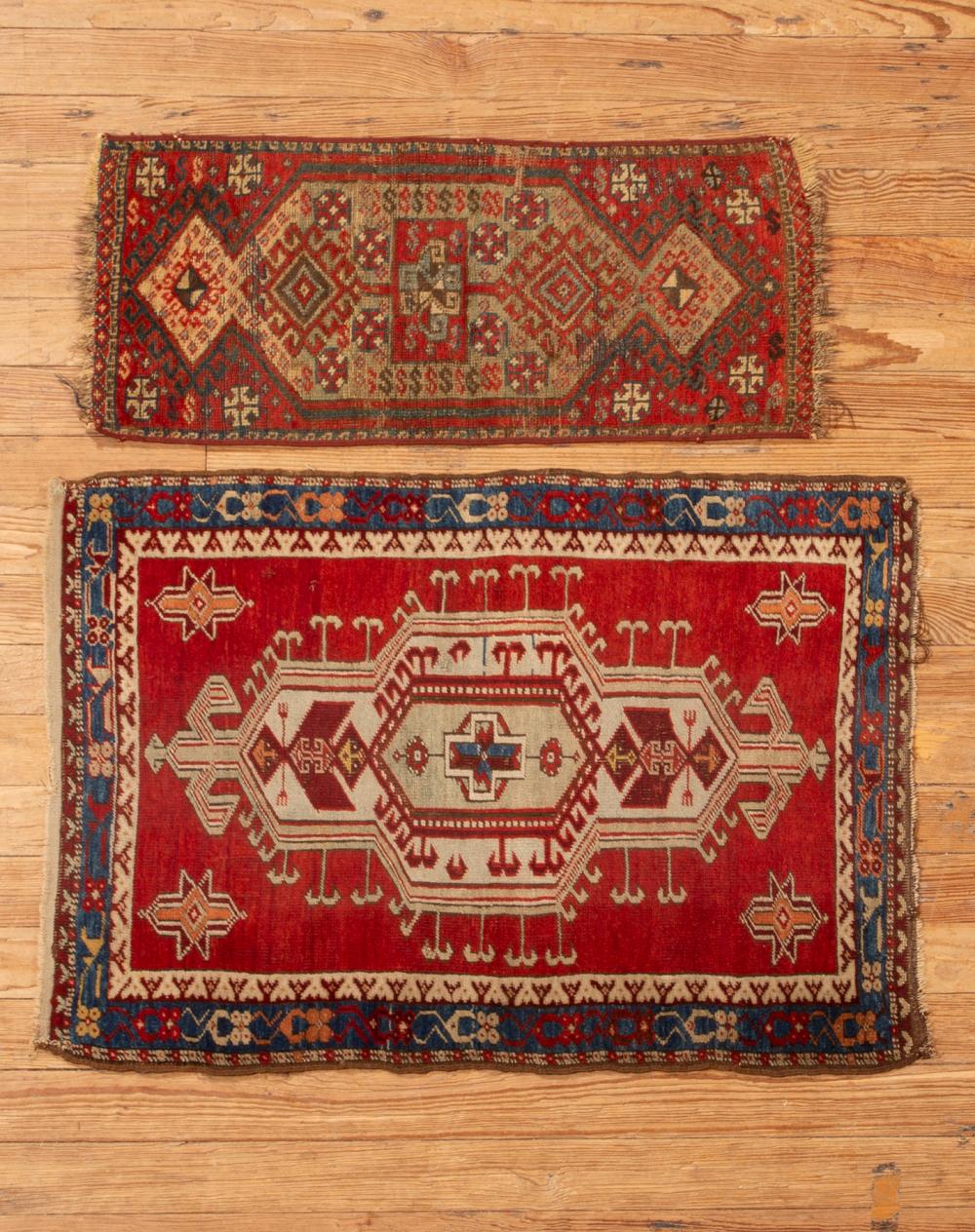TWO SMALL CAUCASIAN RUGSTwo Small