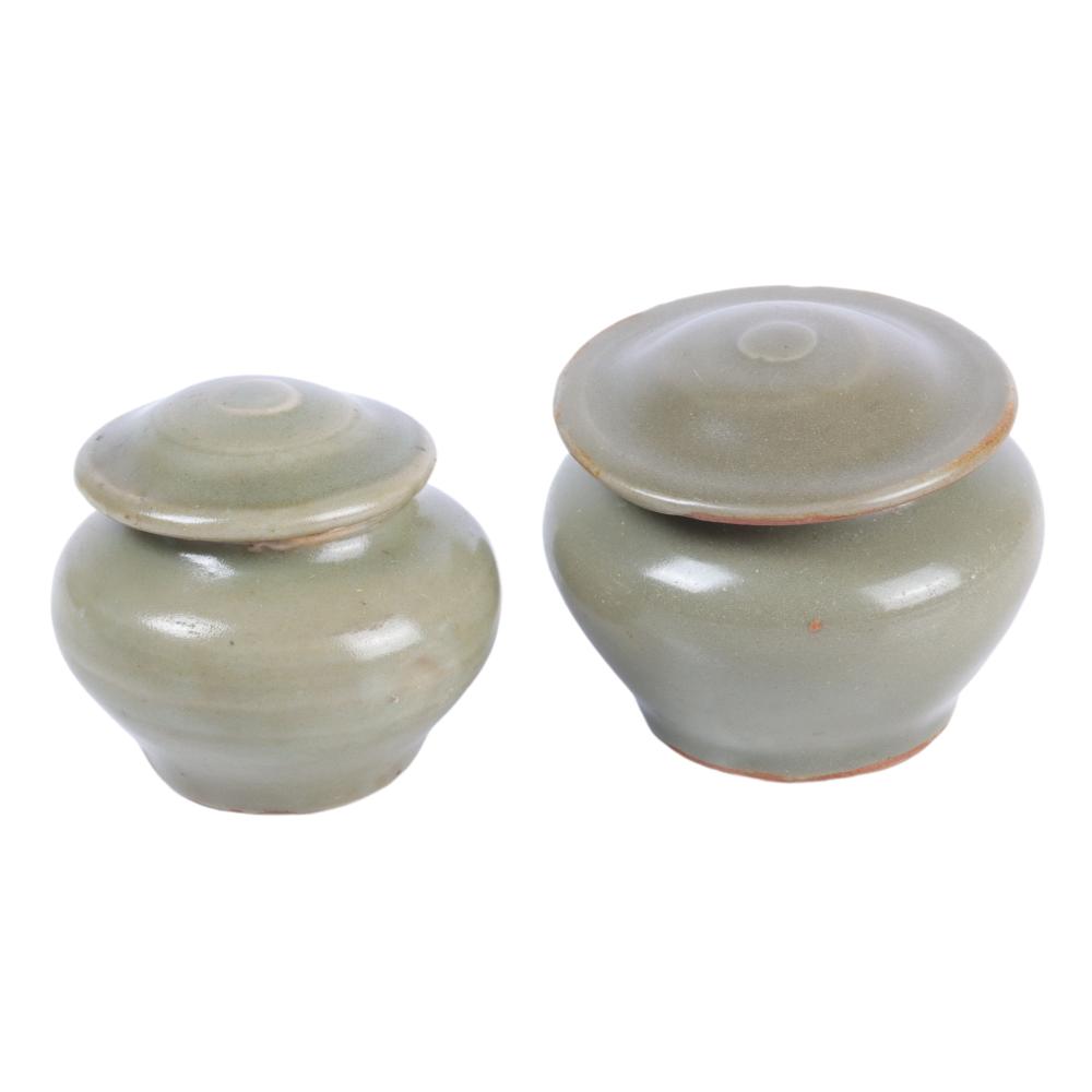 TWO SMALL CHINESE LONGQUAN LUNG