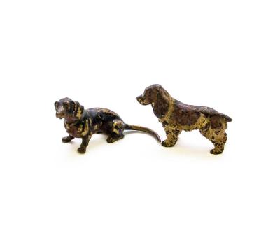 Two small cold painted polychrome