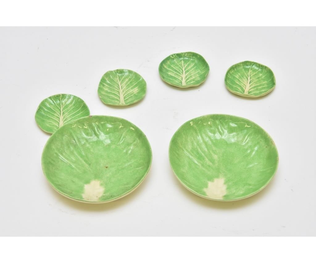 Two small Dodie Thayer Lettuce Ware