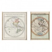 TWO SMALL EARLY MAPS SHOWING C