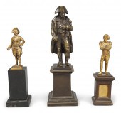 TWO SMALL FIGURINES OF NAPOLEO