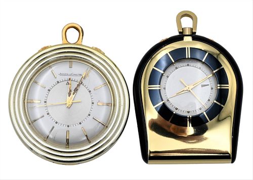 TWO SMALL JAEGER LECOULTRE TRAVEL