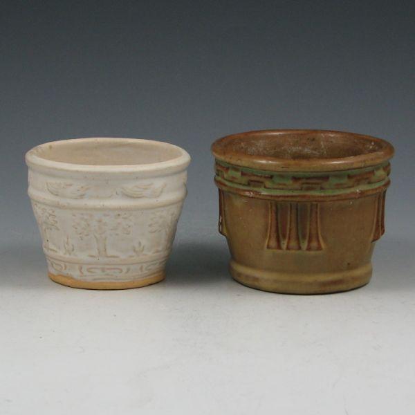Two small jardinieres including a