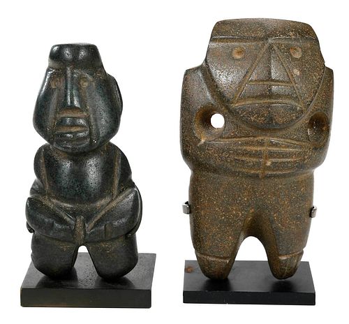 TWO SMALL MEZCALA FIGURESMexican,