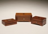Two small music boxes and jewe