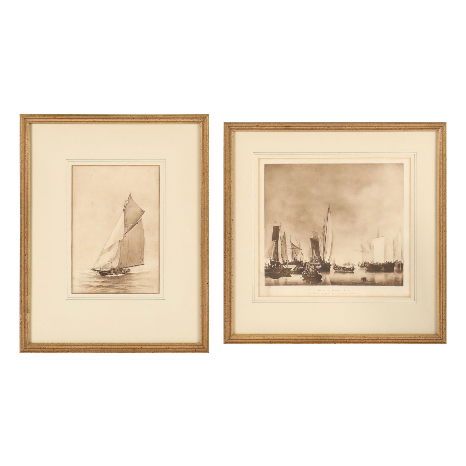 TWO SMALL NAUTICAL ARTWORKSTwo