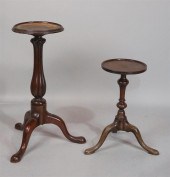 TWO SMALL QUEEN ANNE STYLE MAH