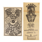 TWO SMALL ROCK POSTERS 1960'S,