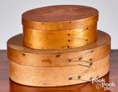 TWO SMALL SHAKER BENTWOOD FING