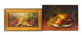 TWO SMALL STILL LIVES OF FRUIT