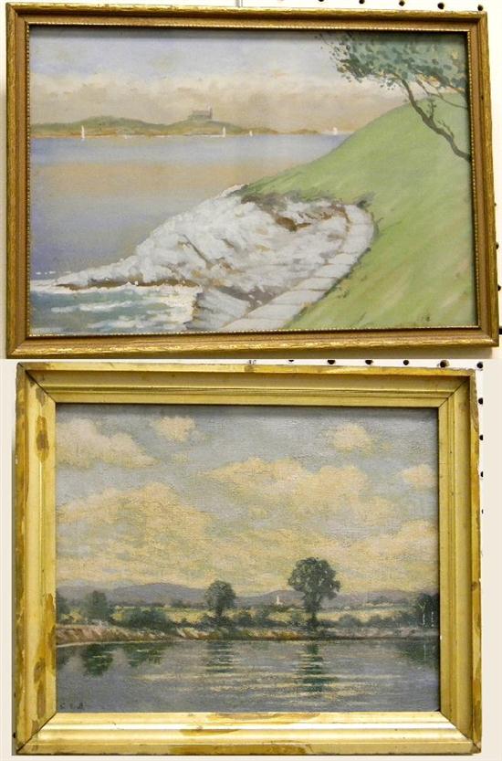 Two small summer landscapes with