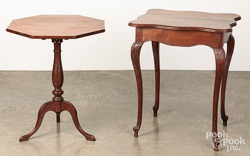TWO SMALL TABLESTwo small tables to