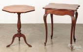 TWO SMALL TABLESTwo small tabl