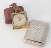 TWO SMALL TRAVEL CLOCKS BY JEA