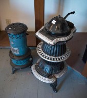 TWO SMALL VINTAGE HEATERSTWO S