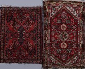 TWO SMALL VINTAGE PERSIAN TRIB