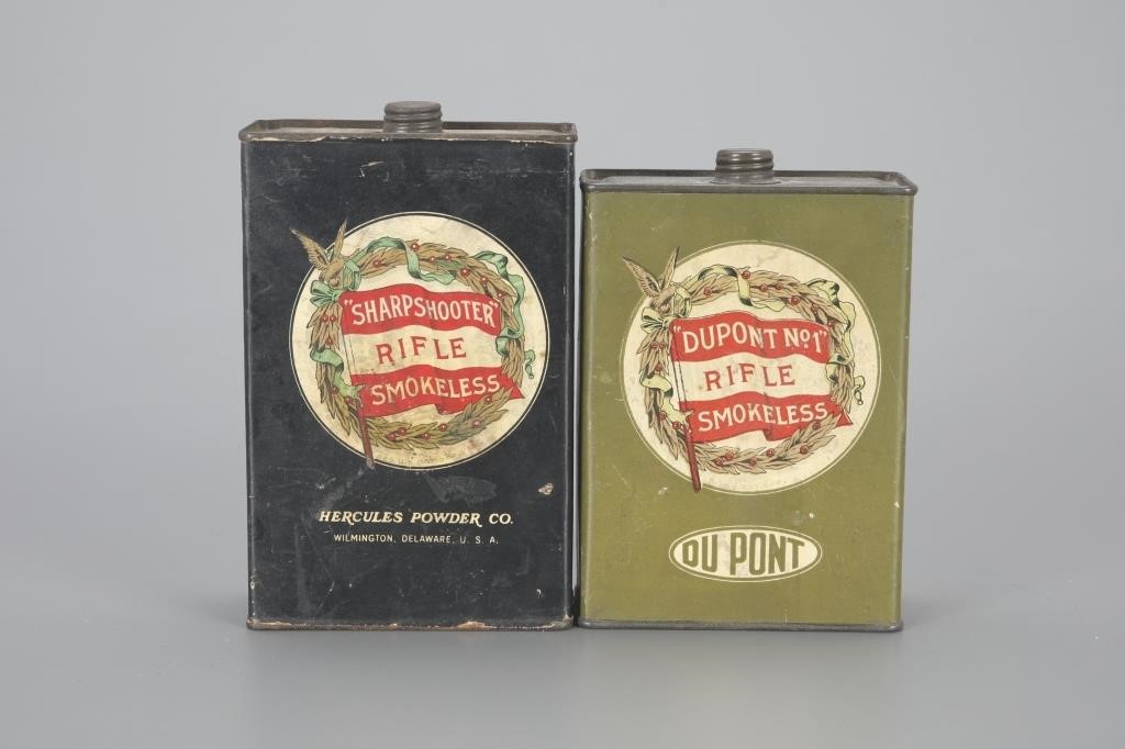 TWO SMOKELESS RIFLE POWDER