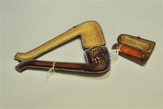 TWO SMOKING ACCESSORIES. American