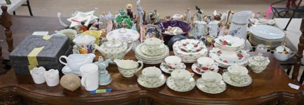 TWO SOFT PASTE DESSERT SETS,
