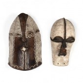 TWO SONGYE KIFWEBE MASKS Congo