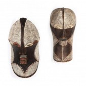 TWO SONGYE KIFWEBE MASKS Congo