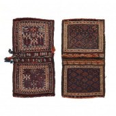 TWO SOUMAK SADDLEBAGS The firs