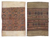 * Two Soumak Wool Bedding Bags