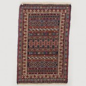 TWO SOUTH PERSIAN QASHQA'I RUG
