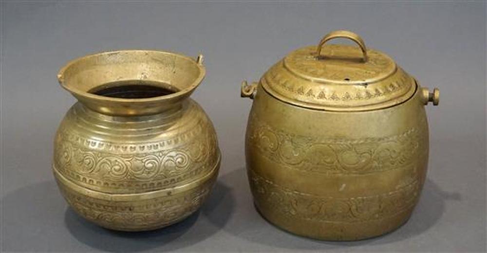 TWO SOUTHEAST ASIAN BRASS
