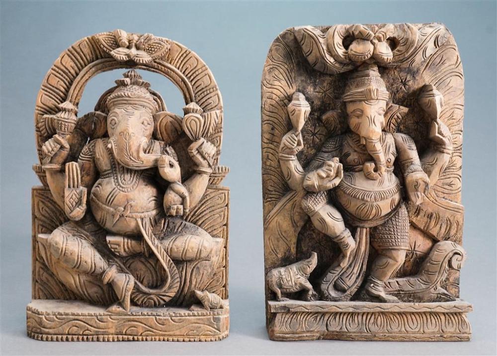 TWO SOUTHEAST ASIAN CARVED