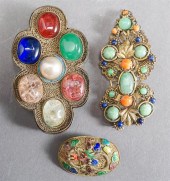TWO SOUTHEAST ASIAN JEWELED PI