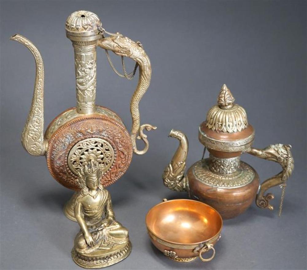 TWO SOUTHEAST ASIAN MIXED METAL
