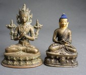 TWO SOUTHEAST ASIAN PATINATED
