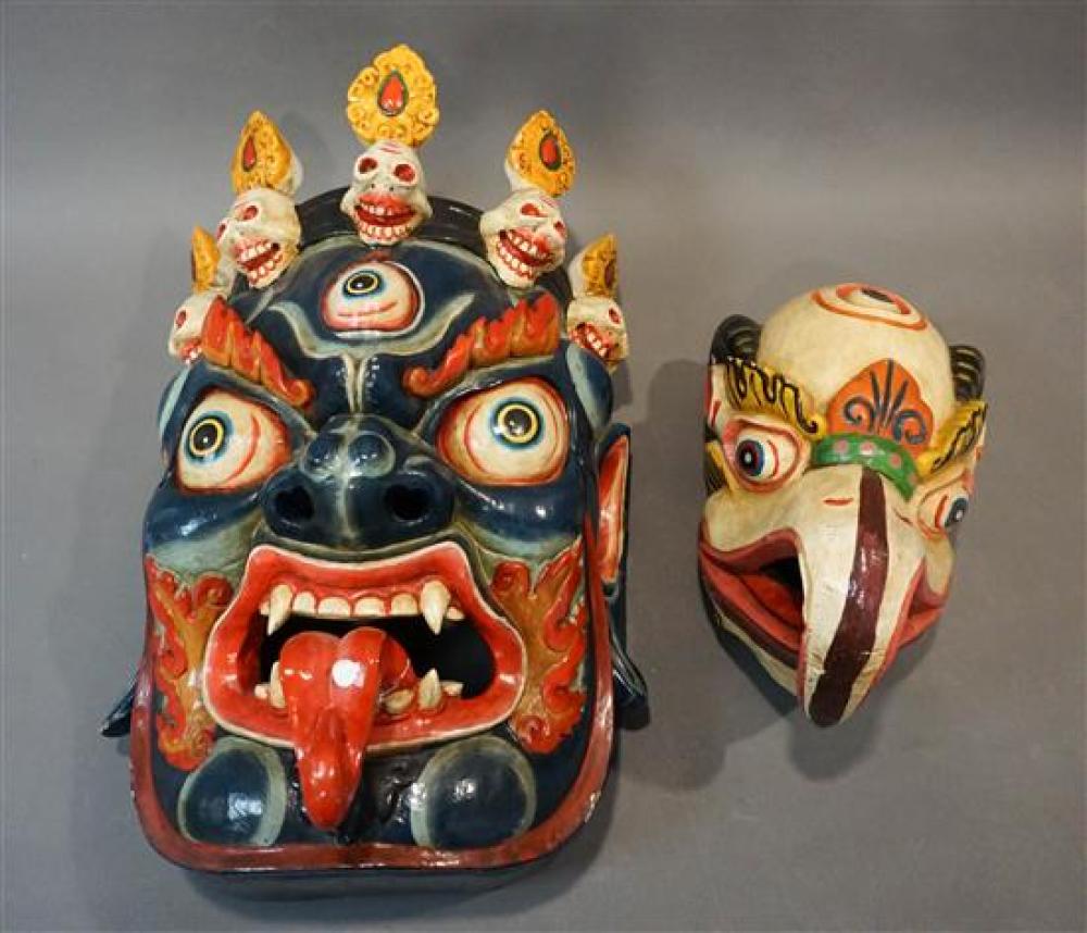 TWO SOUTHEAST ASIAN POLYCHROME