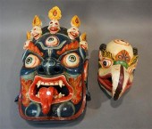 TWO SOUTHEAST ASIAN POLYCHROME