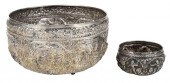 TWO SOUTHEAST ASIAN SILVER BOW