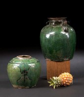 Two Southern Chinese Green-Gla