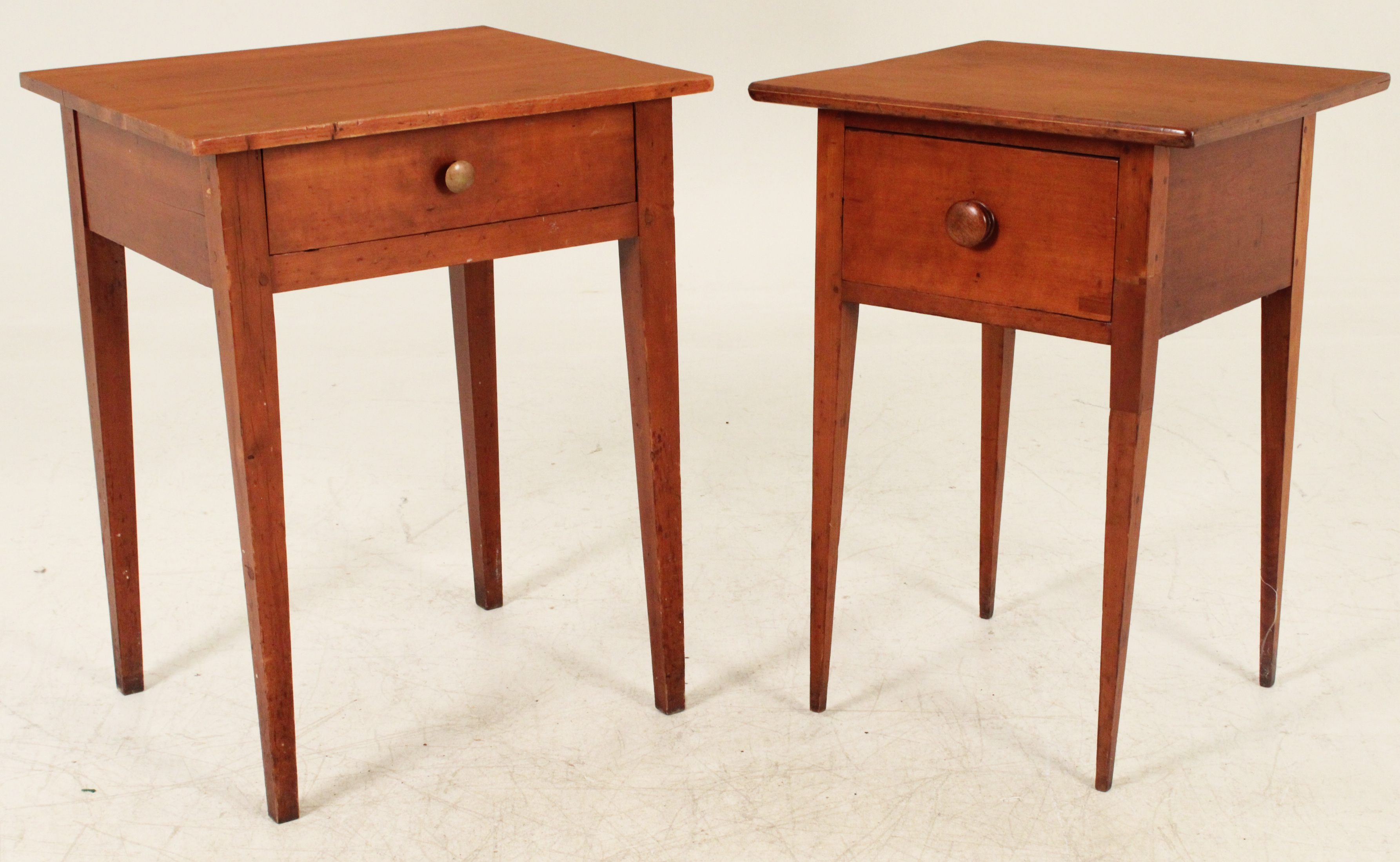 TWO SOUTHERN FEDERAL SIDE TABLES