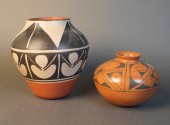 TWO SOUTHWEST GLAZED POTTERY V