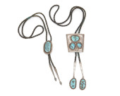 TWO SOUTHWEST SILVER AND TURQU