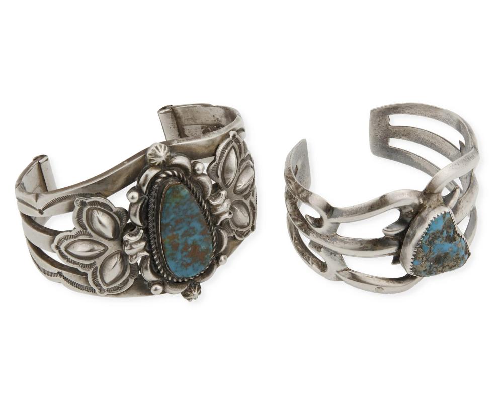 TWO SOUTHWEST SILVER CUFF