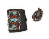 TWO SOUTHWEST SILVER JEWELRY I