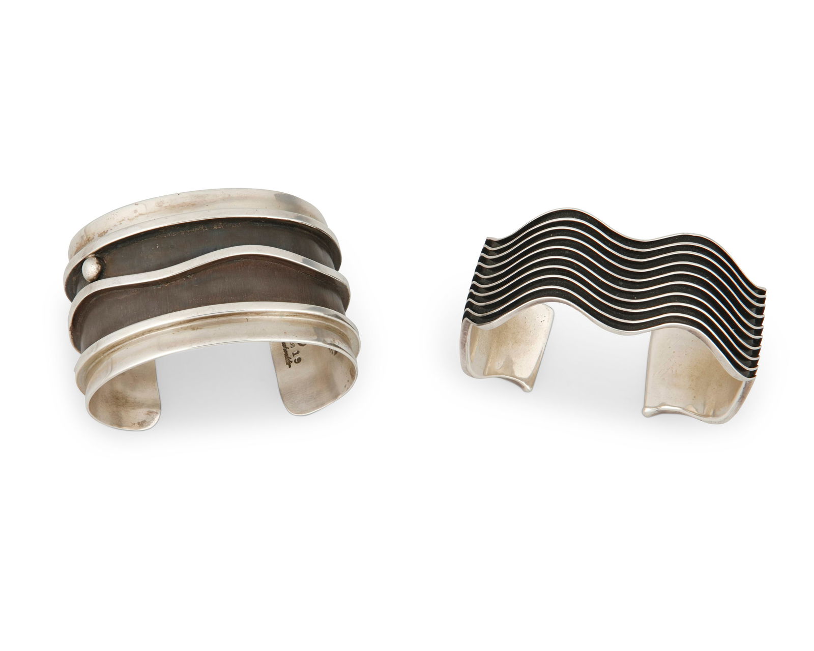 TWO SOUTHWEST STERLING SILVER
