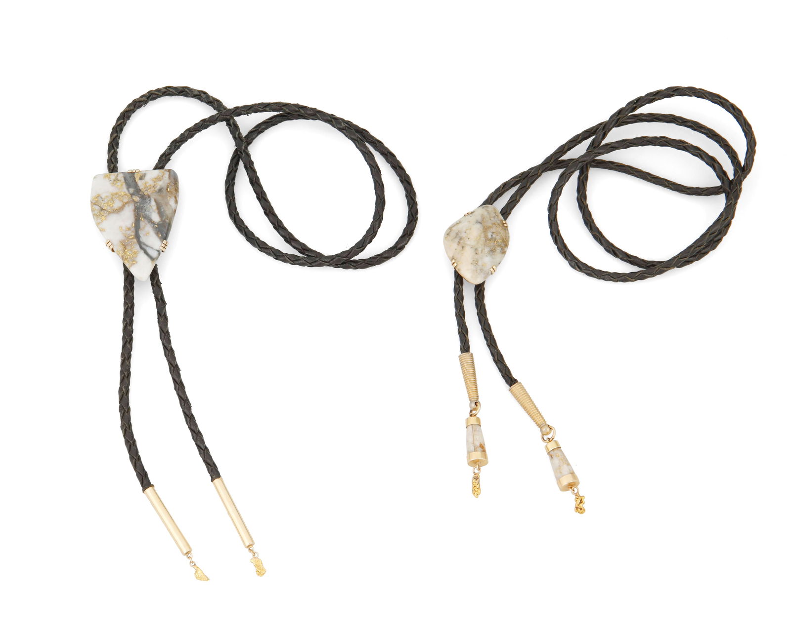 TWO SOUTHWEST-STYLE HARDSTONE AND