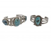 TWO SOUTHWEST TURQUOISE CUFF B