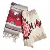 TWO SOUTHWEST WEAVINGS NAVAJO