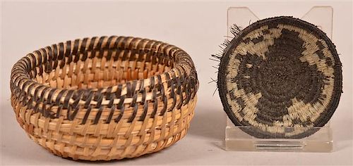 TWO SOUTHWESTERN BASKETS.Two
