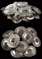 Two Southwestern Concha Belts