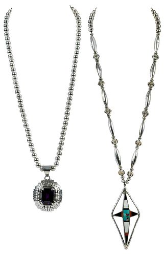 TWO SOUTHWESTERN GEMSTONE